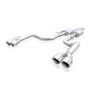 Stainless Works CHAL16CBL4 - 15-19 Dodge Challenger 6.2L/6.4L Hemi 3in Legend Catback X-Pipe w/4in Quad Tips