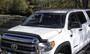 Stampede 2049-2 - 2011-2014 GMC Sierra 2500 HD Vigilante Premium Hood Protector - Smoke