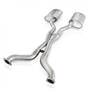 Stainless Works CRVIC03CBNTL - 2003-11 Crown Victoria/Grand Marquis 4.6L 2-1/2in Exhaust S-Tube Mufflers No Tips