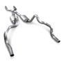 Stainless Works CA708125SX - Catback Dual Turbo Chambered Mufflers Performance Connect