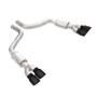 Stainless Works CHAL16ABL4B - 15-21 Dodge Challenger 5.7/6.2/6.4L Legend Axle Back Exhaust System w/ Black-Out Tip