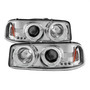 Spyder 5009364 - GMC Sierra 1500/2500/3500 99-06 Projector Headlights LED Halo LED Chrome PRO-YD-CDE00-HL-C