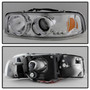 Spyder 5009364 - GMC Sierra 1500/2500/3500 99-06 Projector Headlights LED Halo LED Chrome PRO-YD-CDE00-HL-C