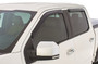 Stampede 6066-2 - Tape-Onz Sidewind Deflector, Smoke, 4 pc. for 2007-2013 Silverado/Sierra 1500, 2007-2014 Silverado/Sierra 2500 HD, 2007-2014 Silverado/Sierra 3500 HD, 2007-2014 Chevrolet Avalanche/Suburban, 2007-2014 GMC Yukon XL - Crew Cab