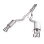 Stainless Works M18CBHPCL - 18+ Ford Mustang GT 3in Legend 304SS Catback w/ H-Pipe Quad Polished Tips (No Valve)