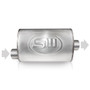 Stainless Works TM4S2O2C - 2in ID OFFSET INLET/ 2in OD CENTER OUTLET 4inX8in