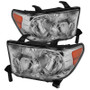 Spyder 5077110 - Xtune Toyota Tundra 07-13 OEM Style Headlights Chrome HD-JH-TTU07-AM-C