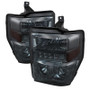 Spyder 5076281 - Xtune Ford F250/350/450 Super Duty 08-10 Projector Headlights LED Halo Smoke PRO-JH-FS08-LED-SM