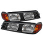 Spyder 5074300 - Xtune Chevy Colorado 04-12 / GMC Canyon 04-12 Bumper Lights Black CBL-YD-CCO04-BK