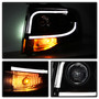 Spyder 5079503 - Ford Expedition 07-13 Projector Headlights Light Tube DRL Blk PRO-YD-FE07-LTDRL-BK