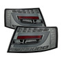 Spyder 5080776 - Audi A6 05-08 4Dr Sedan Only Light Bar LED Tail Lights Smke ALT-YD-AA605V2-LBLED-SM