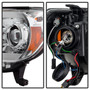Spyder 5081704 - Toyota Tacoma 12-16 Projector Headlights Light Bar DRL Chrome PRO-YD-TT12-LBDRL-C