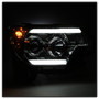 Spyder 5081704 - Toyota Tacoma 12-16 Projector Headlights Light Bar DRL Chrome PRO-YD-TT12-LBDRL-C