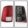 Spyder 5082213 - xTune Dodge Ram 1500 09-16 LED Tail Lights Incandescent Model Only - Red Clear ALT-ON-DR09-LBLED-RC