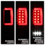 Spyder 5084170 - 04-08 Ford F-150 Projector Tail Lights - Light Bar DRL LED - Black ALT-YD-FF15004V2-LBLED-BK
