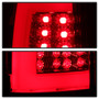 Spyder 5084163 - 00-06 Chevy Suburban 1500/2500 V2 Light Bar LED Tail Lights -Red Clr (ALT-YD-CD00V2-LBLED-RC)