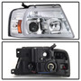 Spyder 5084637 - 04-08 Ford F-150 Light Bar Projector Headlights - Chrome (PRO-YD-FF15004V2-LB-C)