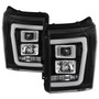 Spyder 5084460 - Ford F-250/F-350/F450 Super Duty 11-16 V2 Projector Headlights - Black (PRO-YD-FS11V2-LB-BK)
