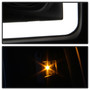 Spyder 5084491 - 99-04 Ford F250 Super Duty Projector Headlights - Light Bar - Black PRO-YD-FF25099V2-LB-BK