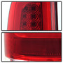 Spyder 5084736 - 08-16 Ford Super Duty F-250 V3 Light Bar LED Tail Lights - Red Clear (ALT-YD-FS07V3-LBLED-RC)