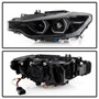 Spyder 5086754 - 12-14 BMW F30 3 Series 4DR Projector Headlights - Black PRO-YD-BMWF3012-AFSHID-BK