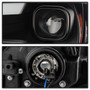 Spyder 5086266 - 09-16 Dodge Ram 1500 Ver 2 Proj Headlight - Light Bar Turn Signal - Blk - PRO-YD-DR09V2-SB-BK