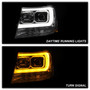 Spyder 5086235 - 07-14 Chevy Suburban/Tahoe V2 Projector Headlights LED Turn Sig Chrome PRO-YD-CSUB07V3-SB-C