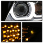Spyder 5086495 - 09-12 BMW E90 3-Series 4DR HID w/ AFS Only - LED Turn - Black - PRO-YD-BMWE9009-AFSHID-BK