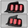 Spyder 5086709 - 05-09 Ford Mustang (White Light Bar) LED Tail Lights - Smoke ALT-YD-FM05V3-LED-SM