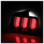 Spyder 5086693 - 05-09 Ford Mustang (White Light Bar) LED Tail Lights - Black ALT-YD-FM05V3-LED-BK