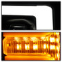 Spyder 5086280 - Ford F-250/F-350/F450 Super Duty 17-18 Projector Headlights Black PRO-YD-FS17-SBSEQ-BK