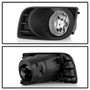 Spyder 5087133 - Toyota Sequoia 08-16 OEM Style Fog Lights w/OEM Fit Switch - Fog Bulbs-4145(Included) - Clear