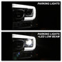 Spyder 5087904 - Platinum Ford F250/350/450 05-07 High-Power LED Module Proj. Headlights-Chrome (PRO-YD-FS05V2