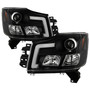 Spyder 5088406 - 04-15 Nissan Titan High-Power LED Module Equipped Headlights - Black (PRO-YD-NTI04PL-BK)