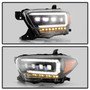 Spyder 5088390 - 16-20 Toyota Tacoma LED Model Only High-Power LED Headlights - Black PRO-YD-TT16LEDAP-BK