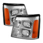 Spyder 9029608 - Xtune Cadillac Escalade Hid Model Only 2003-2006 OEM Style Headlights Chrome HD-JH-CAES03-HID-C