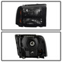 Spyder 9030444 - Xtune Ford F250/350/450 Super Duty 05-07 Crystal Headlights Black Smoked HD-JH-FS05-AM-BSM