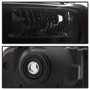 Spyder 9033001 - Xtune Ford F250 F350 F450 Superduty Excursion 99-04 Headlights Black Smoked HD-JH-FF25099-HA-BSM
