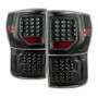 Spyder 9034466 - Xtune Toyota Tundra 07-13 LED Tail Lights Black ALT-JH-TTU07-LED-G2-BK