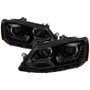 Spyder 9036682 - xTune Volkswagen Jetta 11-14 DRL Projector Headlights - Black Smoked PRO-JH-VJ11-DRL-BSM