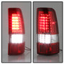 Spyder 9037665 - xTune 03-06 Chevrolet Silverado 1500/2500HD LED Tail Lights - Red Clear (ALT-JH-CSIL03-CS-RC)