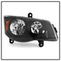 Spyder 9042492 - xTune 11-17 Dodge Grand Caravan OEM Style Headlights - Black (HD-JH-CHRTC08-AM-BK)