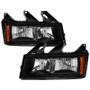 Spyder 9040177 - xTune Chevrolet Colorado 04-12 Headlights Black - OEM Style HD-JH-CCOL04-OE-BK