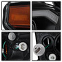 Spyder 9043031 - xTune 14-17 Toyota Tundra DRL LED Light Bar Proj Headlights - Black Smoke (PRO-JH-TTU14-LB-BSM)