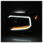 Spyder 9043031 - xTune 14-17 Toyota Tundra DRL LED Light Bar Proj Headlights - Black Smoke (PRO-JH-TTU14-LB-BSM)