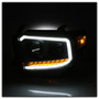 Spyder 9043024 - xTune 14-17 Toyota Tundra DRL LED Light Bar Projector Headlights - Black (PRO-JH-TTU14-LB-BK)