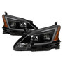 Spyder 9042973 - xTune 13-15 Nissan Sentra DRL LED Light Bar Proj Halogen Headlights - Blk Smoke (PRO-JH-NS13-LB-BSM)
