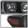 Spyder 9042997 - xTune 16-18 Toyota Tacoma SR/SR5 DRL Proj Headlights w/Turn Signal - Blk (PRO-JH-TTA16-SR-BK)