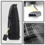 Spyder 9924729 - xTune Ford Superduty F250-F650 03-07 Amber LED Mirror Signal Lens - Smoke ACC-LED-FDSD99-MR-SM