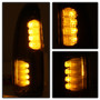 Spyder 9924729 - xTune Ford Superduty F250-F650 03-07 Amber LED Mirror Signal Lens - Smoke ACC-LED-FDSD99-MR-SM